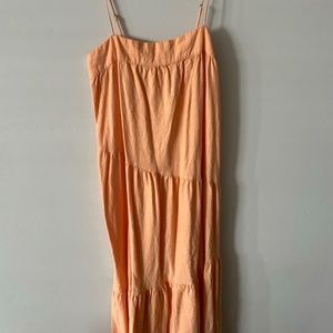 Peach Abercrombie and fitch maxi dress